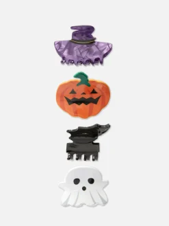 Pack 4 Molas Cabelo Halloween