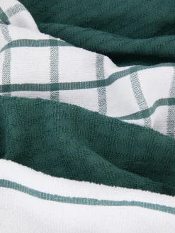 Pack 4 Panos Cozinha Algodão Turco