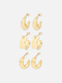 Pack 3 Pares Argolas Sortidas