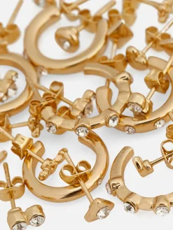 Pack 15 Pares Brincos Pequenos/argolas Sortidos