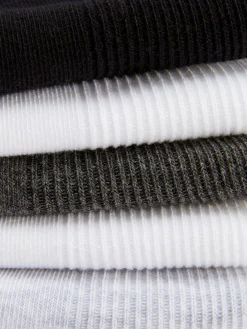 Pack 5 Pares Meias Caneladas