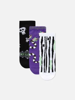 Pack 3 Pares Meias Desporto Beetlejuice