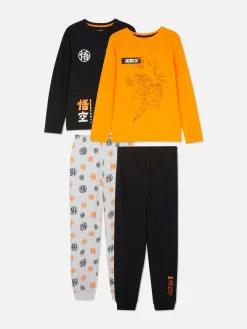 Pack 2 Pijamas Manga Comprida Dragon Ball Z