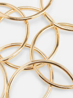 Pack 8 Pulseiras Metalizadas