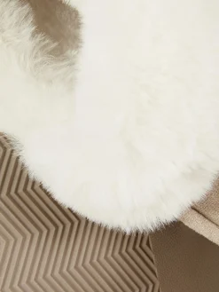 Pantufas Estilo Mocassim Forro Imitação Pelo