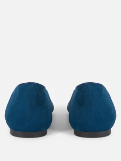 Pantufas Estilo Sabrina Imitação Camurça