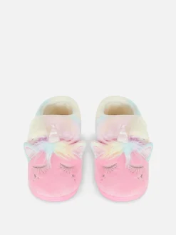 Pantufas Sola Borracha Unicórnio