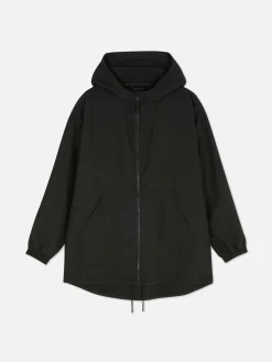 Parka Impermeável Capuz Leve