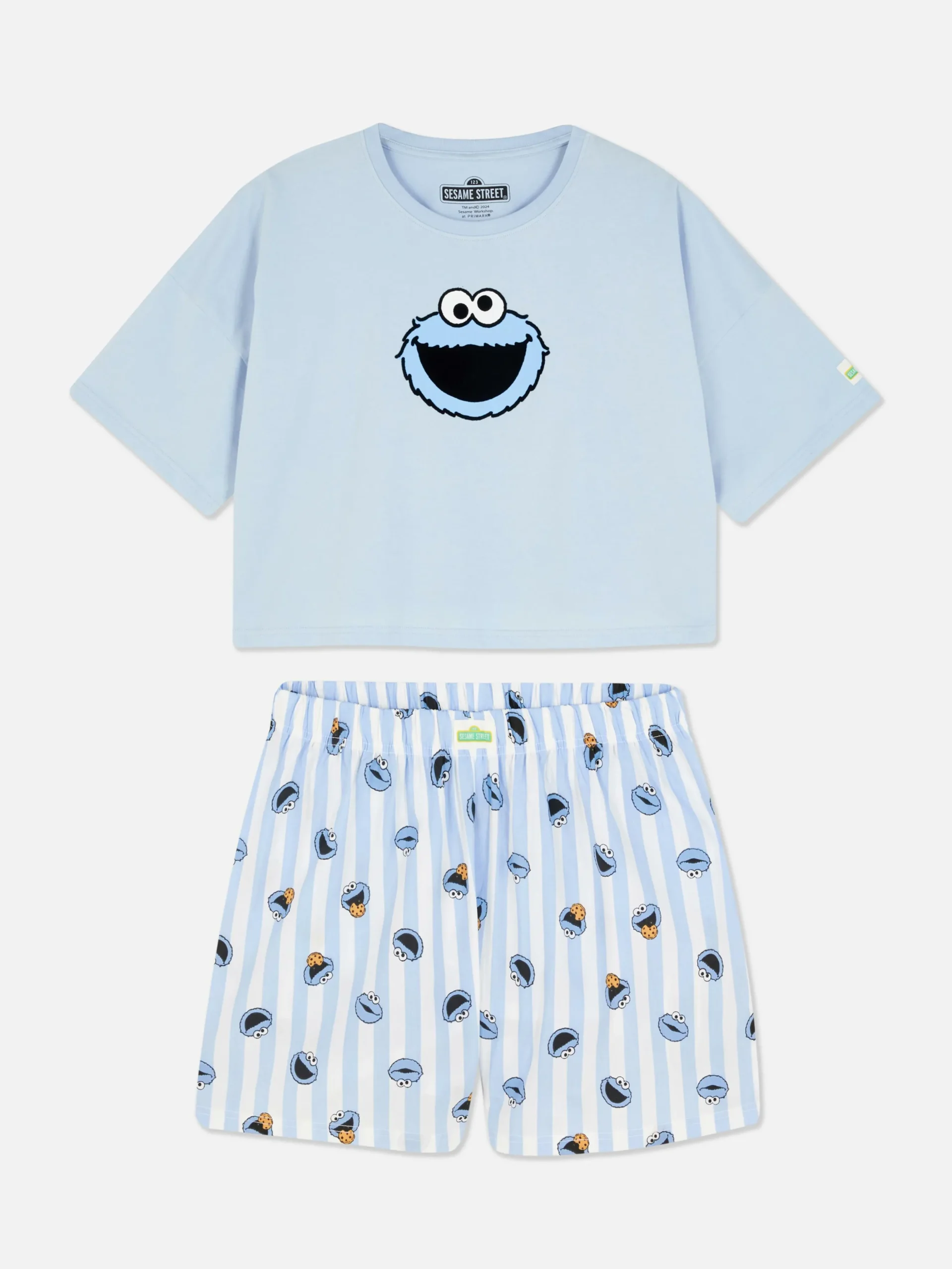 Pijama Calções Rua Sésamo