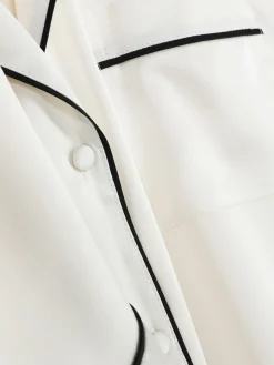 Pijama Camisa Manga Comprida Cetim