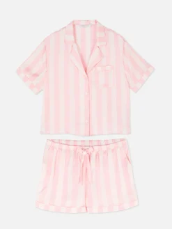 Pijama Camisa/calções Cetim