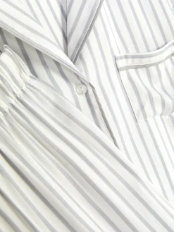 Pijama Comprido Estilo Boyfriend Riscas