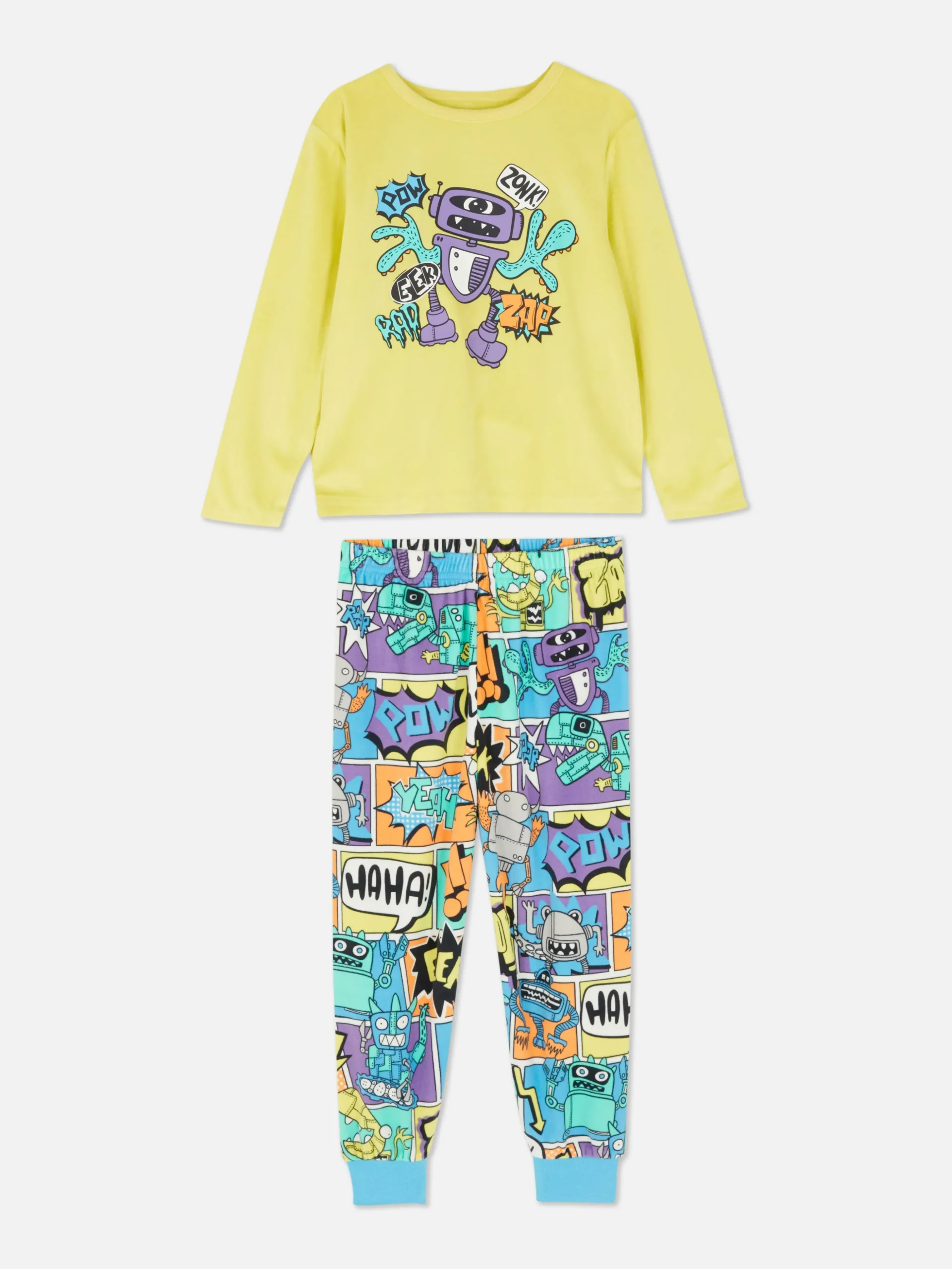 Pijama Estampado Robô