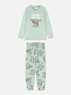 Pijama Malha Polar Star Wars Baby Yoda