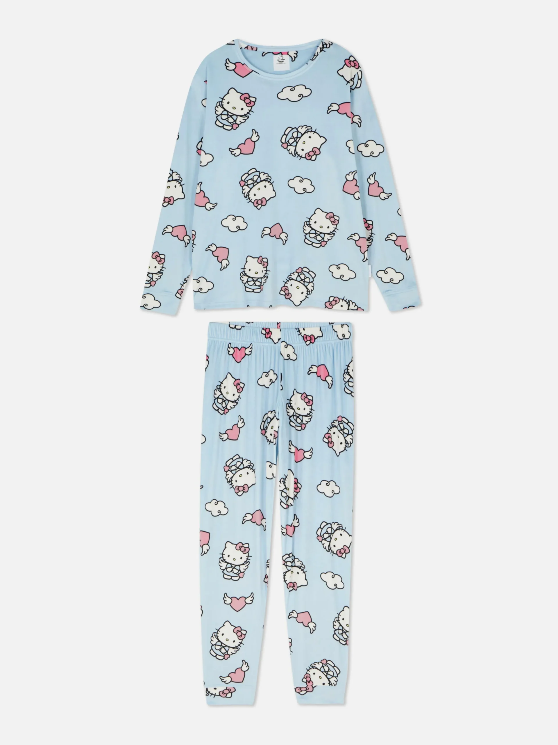 Pijama Manga Comprida Hello Kitty