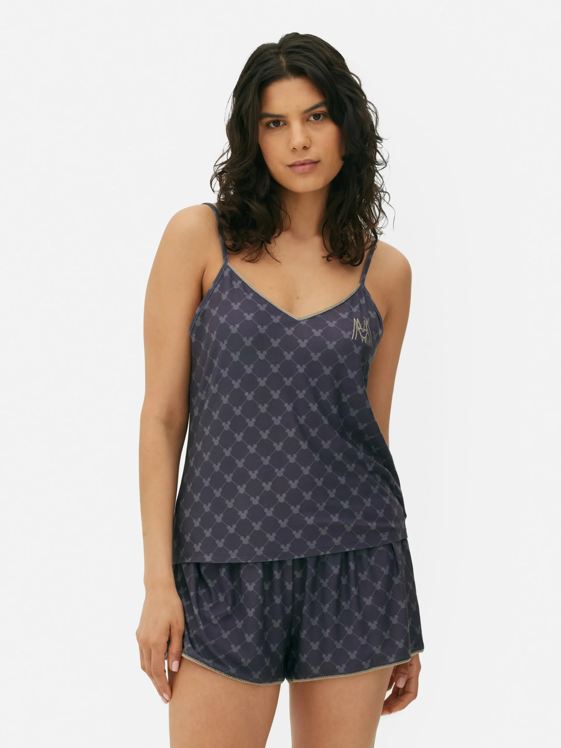 Pijama Top Alças Disney Mickey Mouse