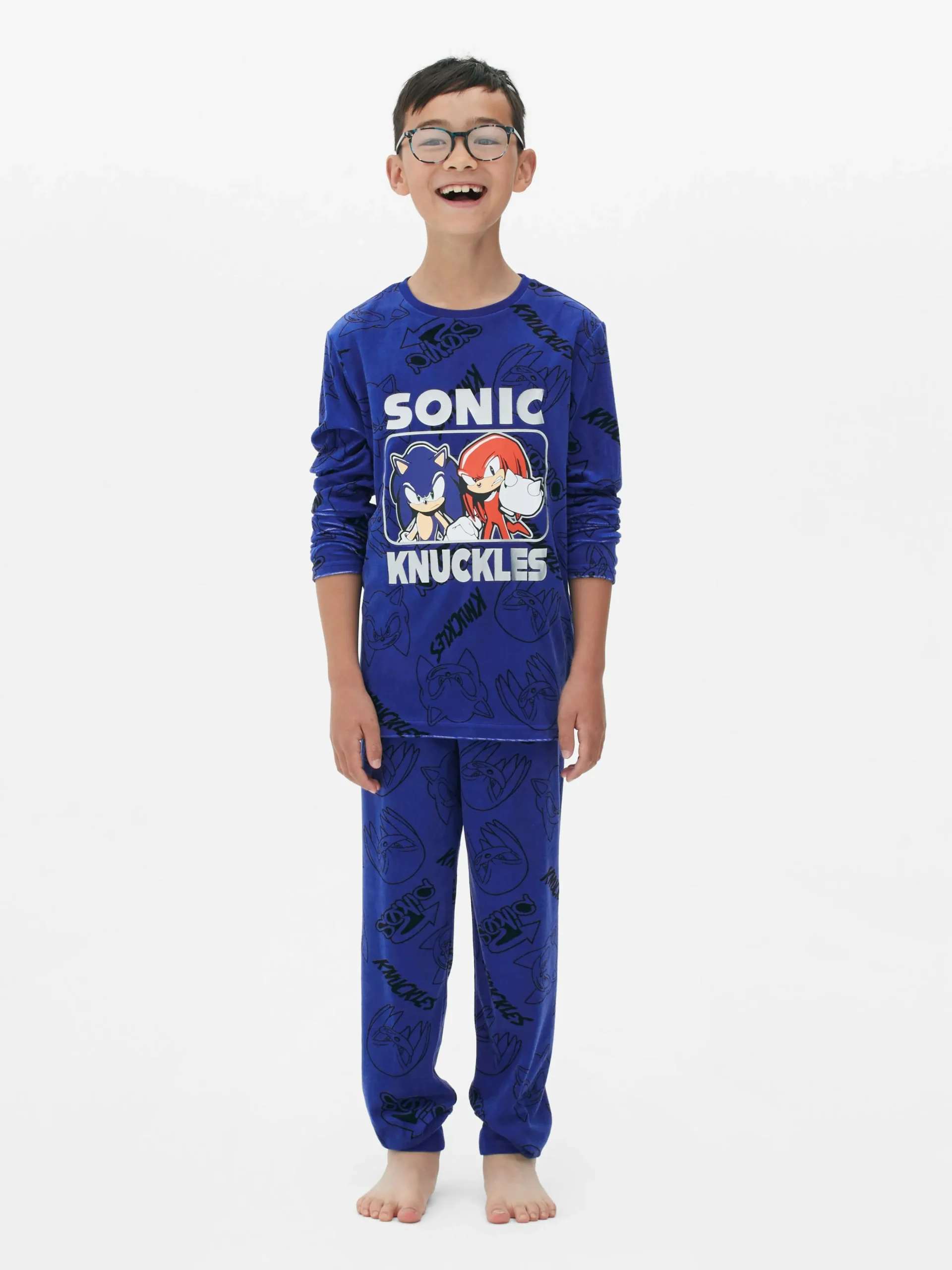 Pijama T-shirt/calças Sonic The Hedgehog