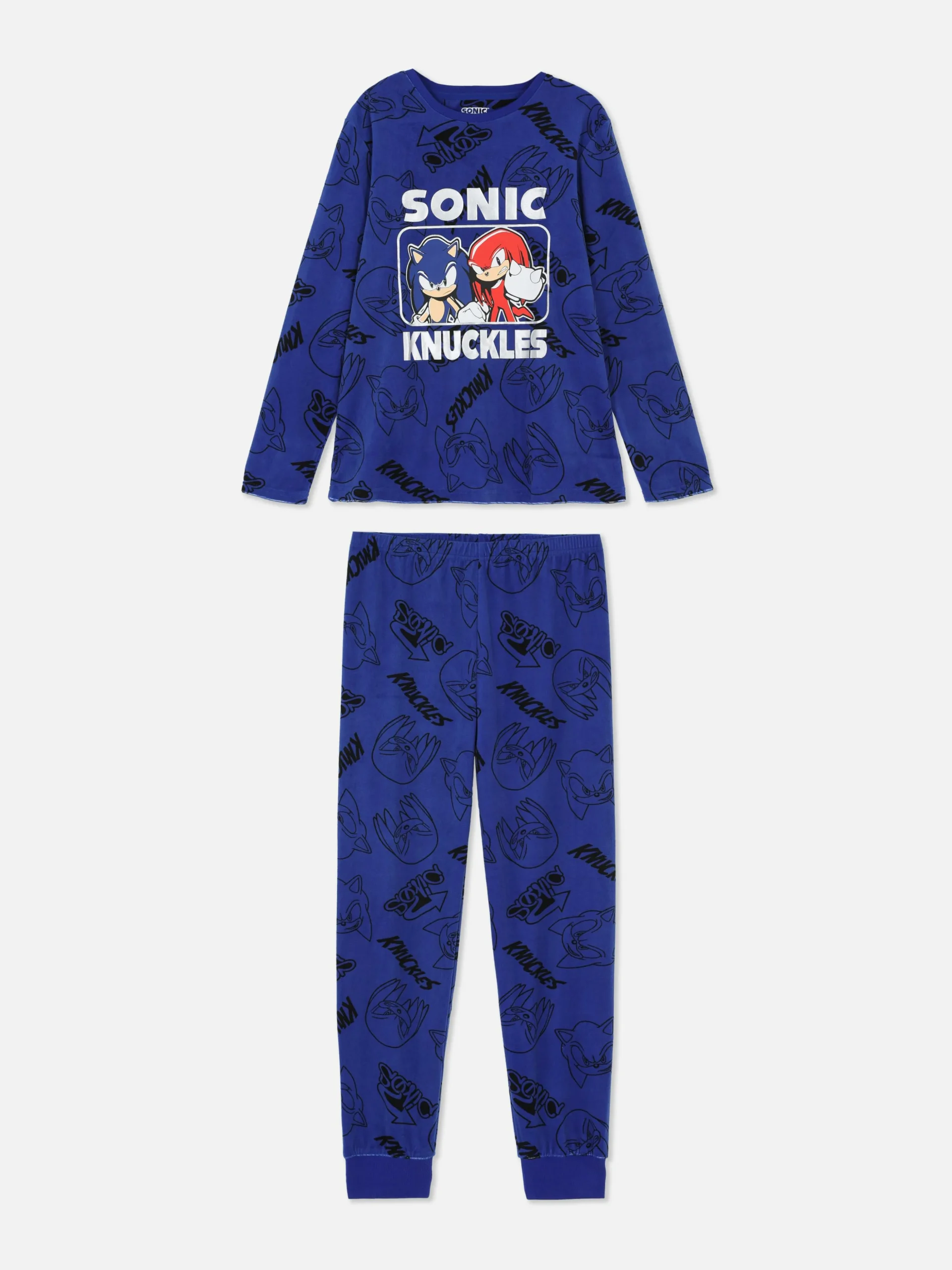 Pijama T-shirt/calças Sonic The Hedgehog