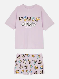 Pijama T-shirt/calções Disney Mickey Mouse & Friends