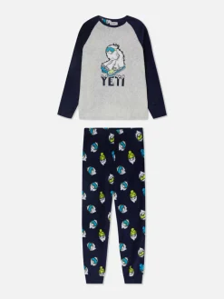 Pijama T-shirt/calções Iéti