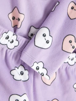 Pijama Veludo Padrão Floral