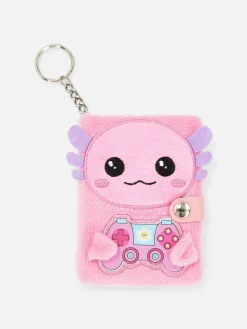 Porta-chaves Mini Bloco Notas Axolotl