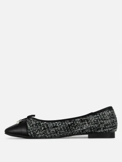 Sabrinas Rasas Biqueira Contraste Bouclé