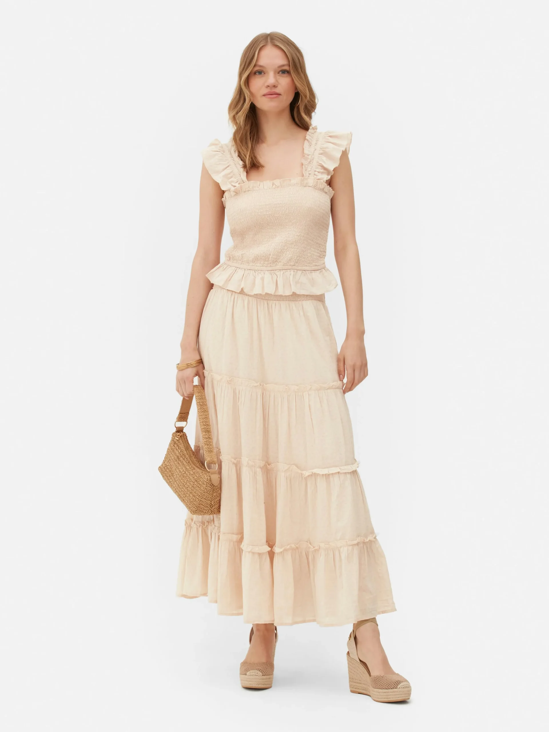 Saia Maxi Rústica Paula Echevarría