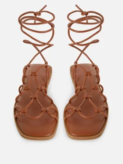 Sandálias Gladiadora Tiras