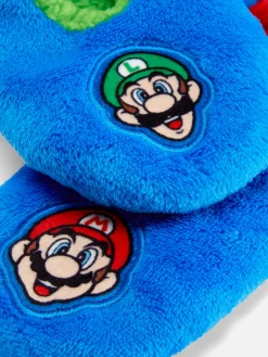 Super Mario Bros. Pantufas Estilo Pezinhos