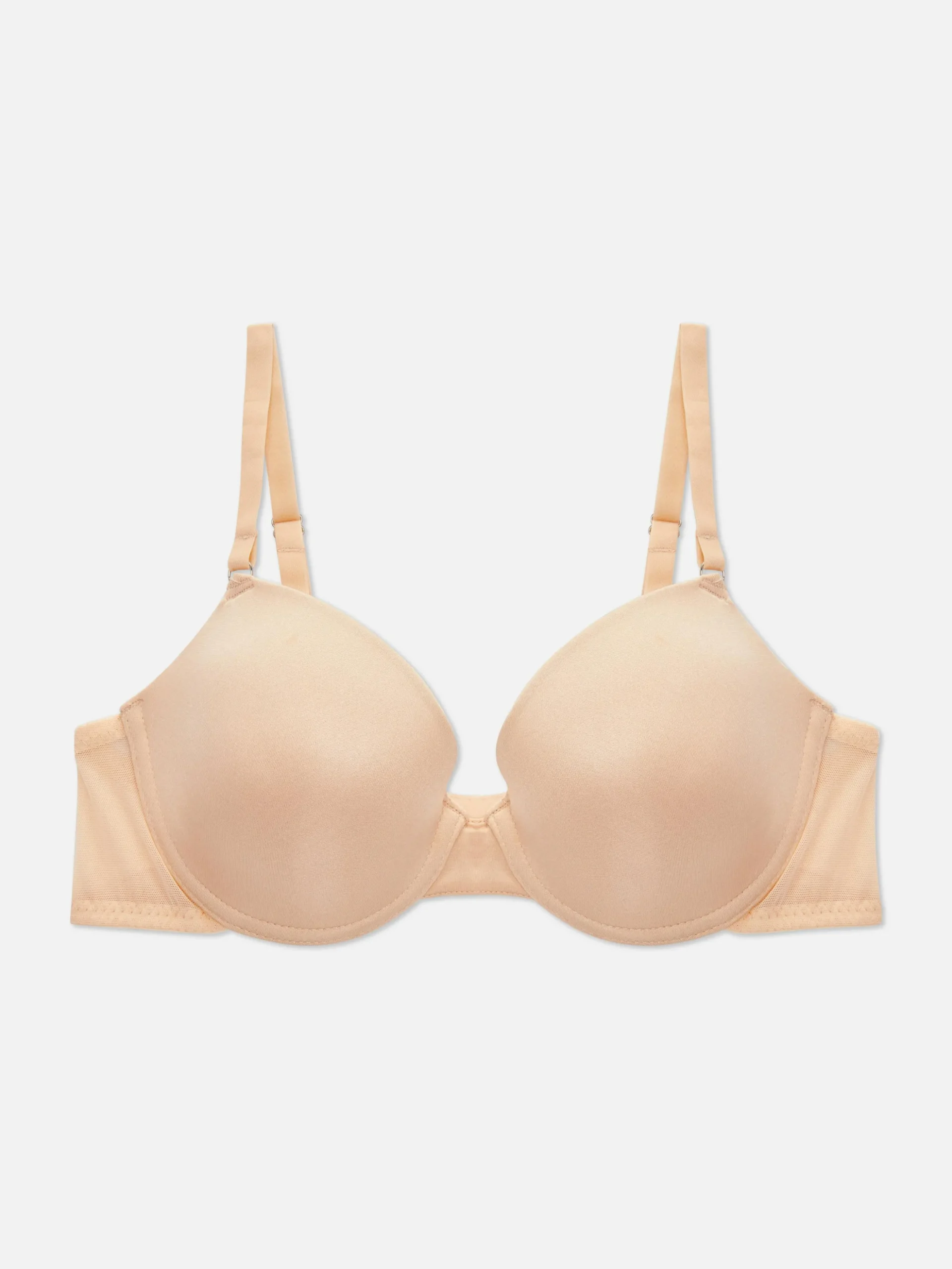 Sutiã T-shirt Acabamento Brilhante A-D