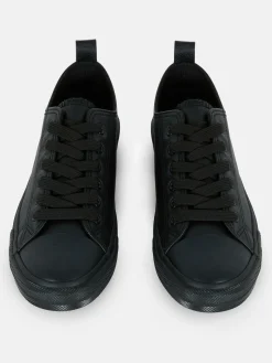 Ténis Cano Baixo Imitação Pele