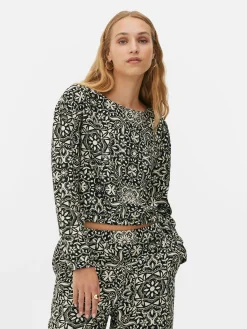 Top Coord. Manga Comprida Bainha Cordão