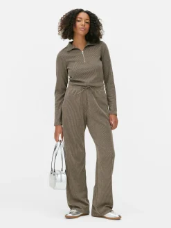 Top Fecho Correr 1/4 Conjunto Coordenado