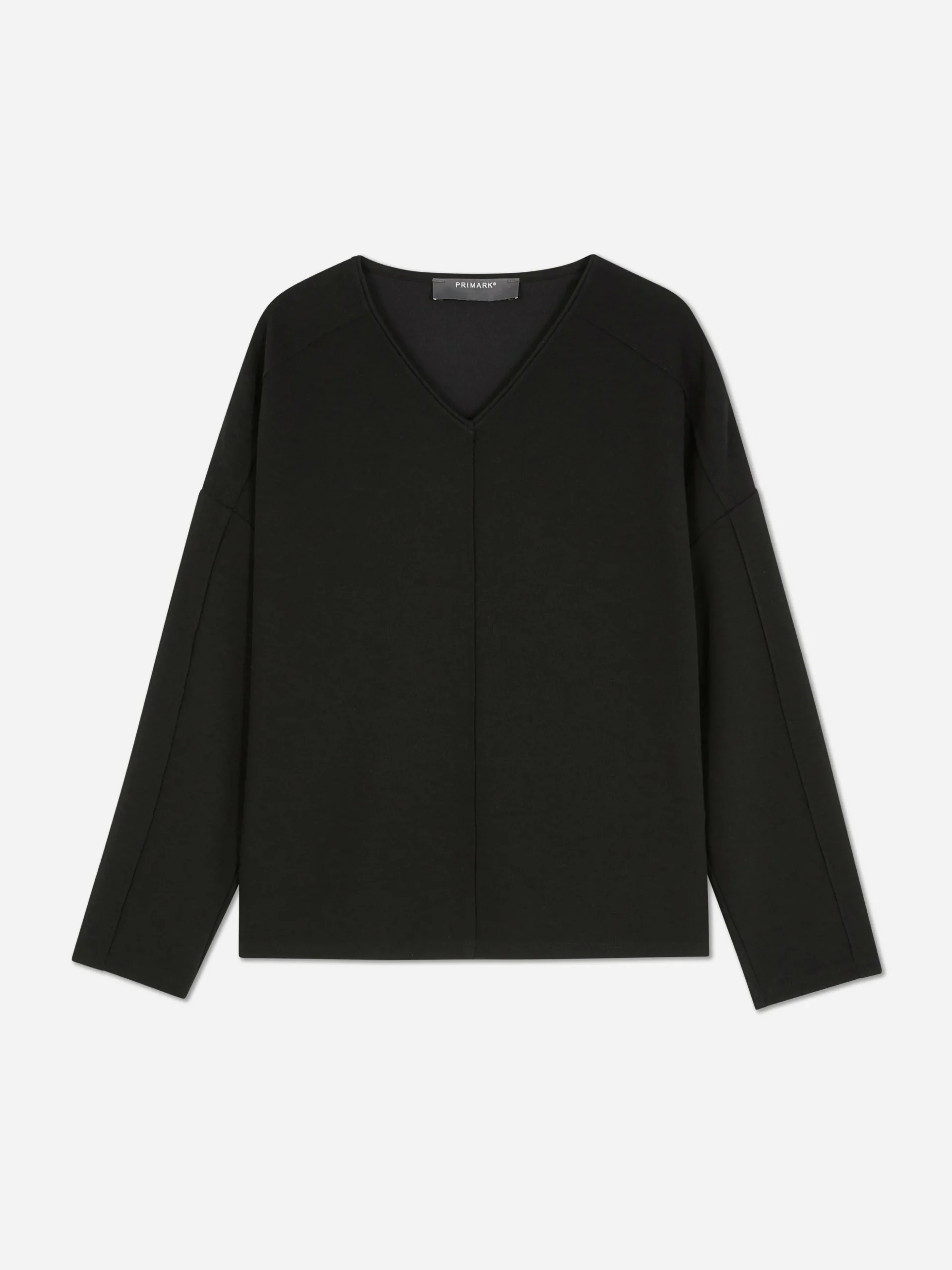 Top Manga Comprida Coord. Detalhe Costura