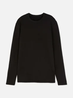 Top Manga Comprida Forro Malha Polar