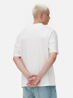 T-shirt Algodão Corte Folgado