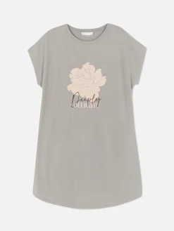 T-shirt Comprida Gola Redonda