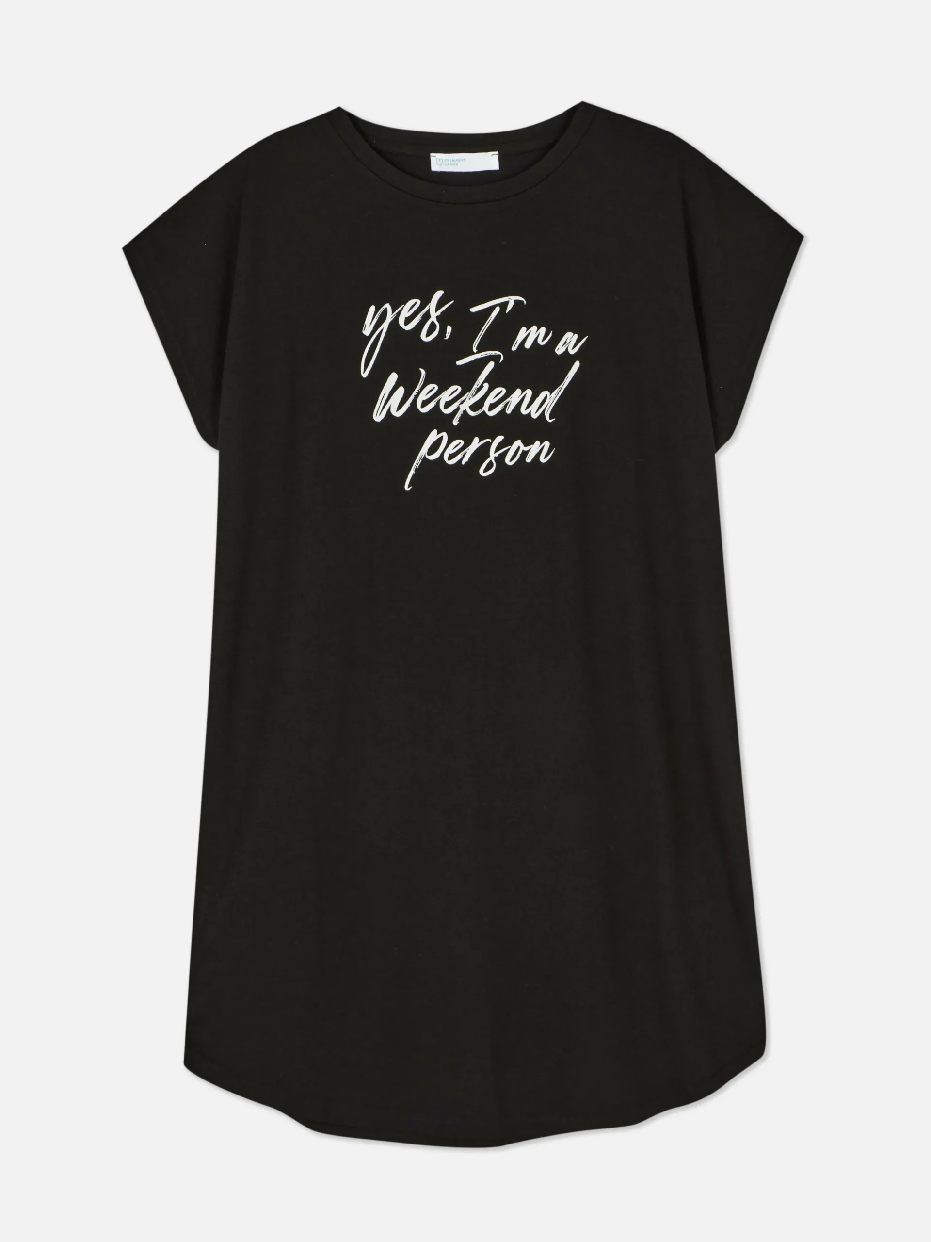 T-shirt Comprida Gola Redonda