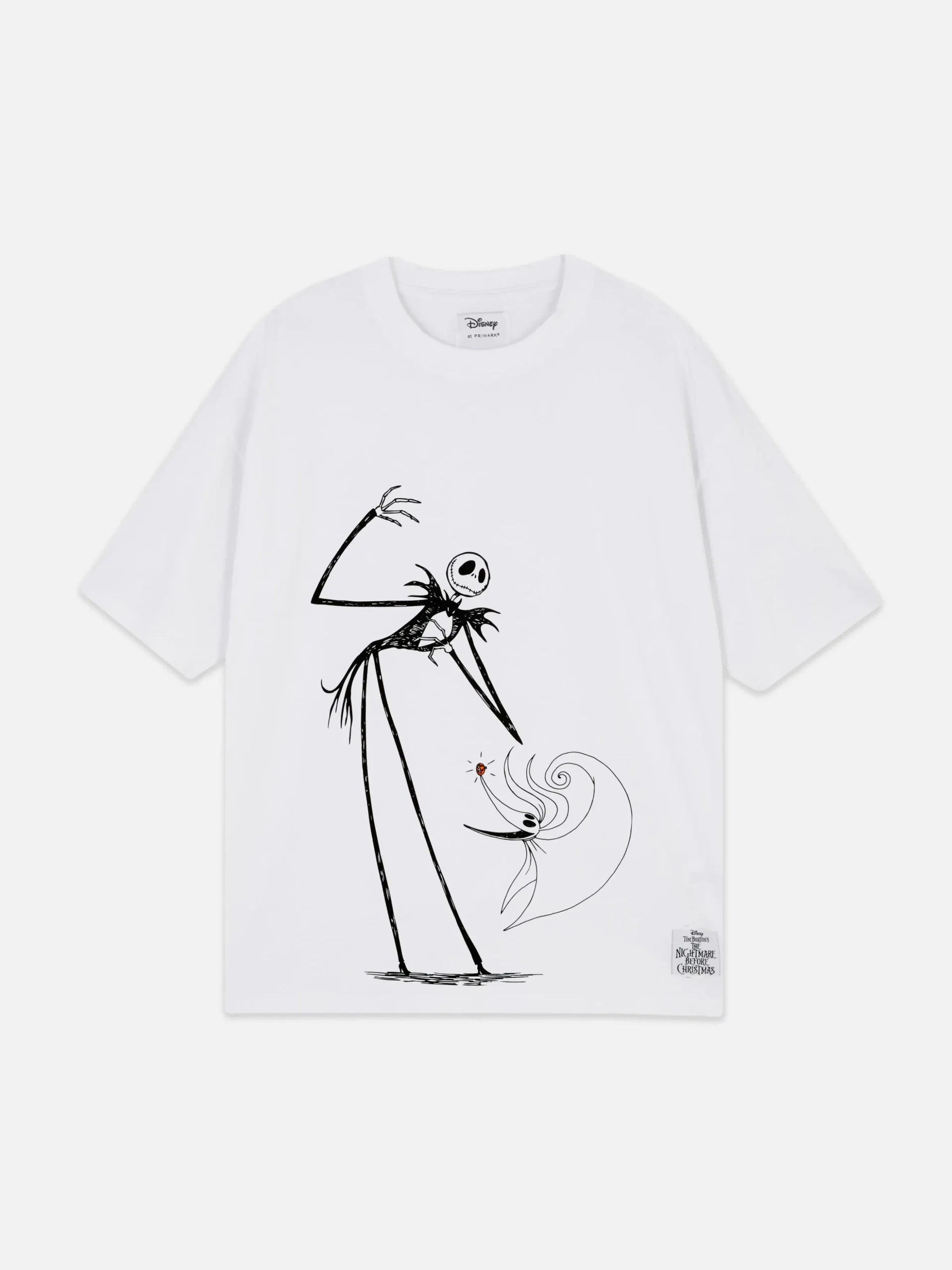 T-shirt Corte Grande Disney Tim Burton O Estranho Mundo De Jack