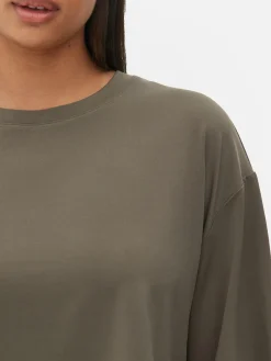 T-shirt Curta Corte Quadrado Coordenada