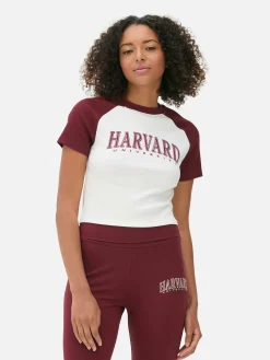 T-shirt Curta Raglã Harvard