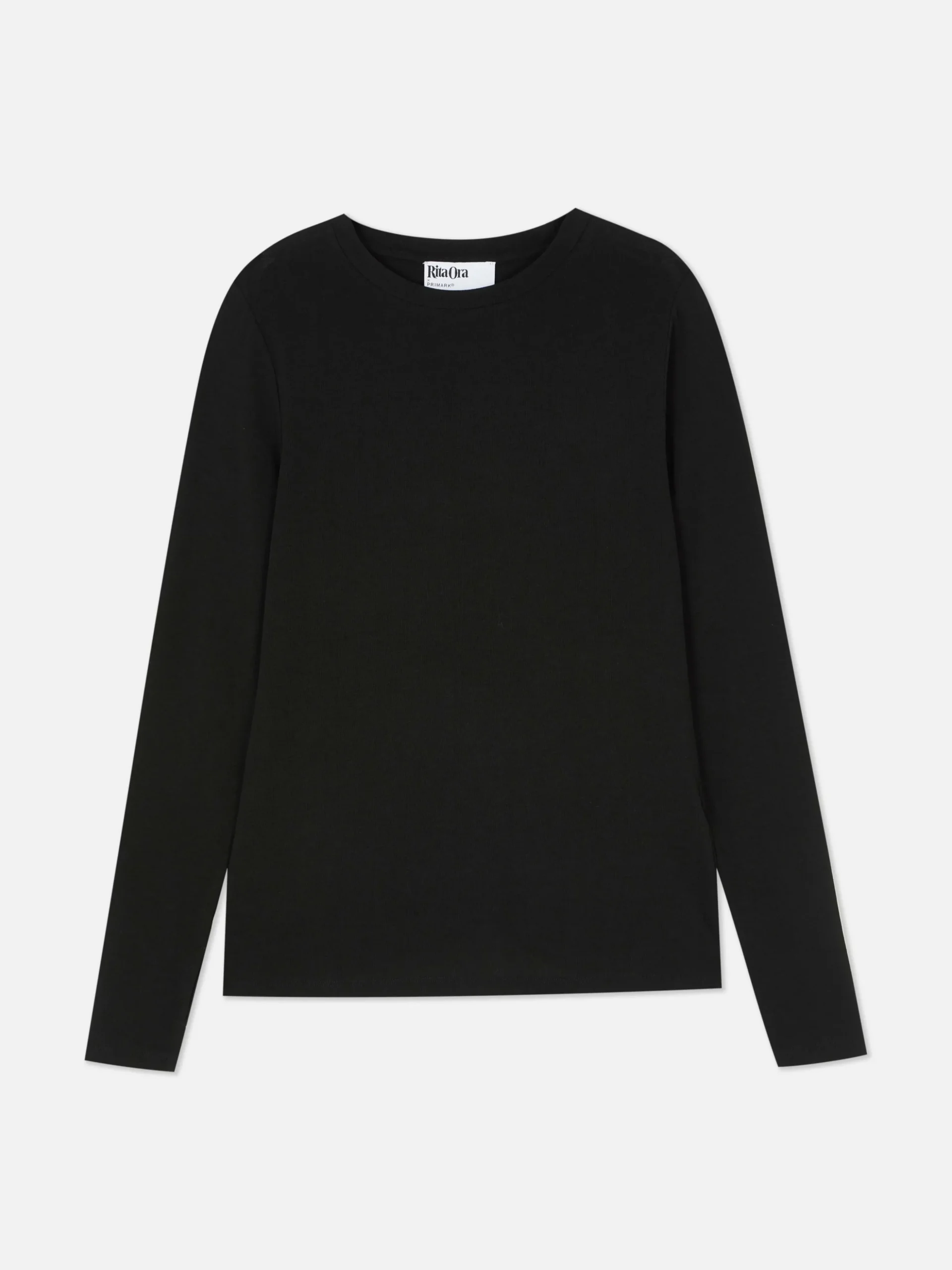 T-shirt Elástica Manga Comprida Rita Ora