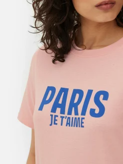 T-shirt Gráfica Paris