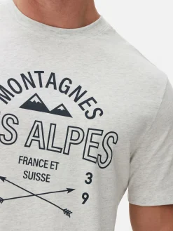 T-shirt Gráfico Les Alps