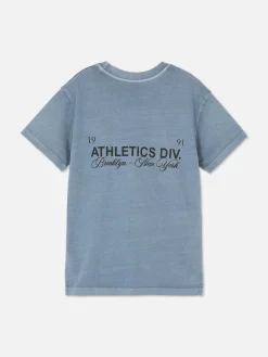 T-shirt Manga Curta Gráfica Desportiva