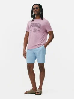 T-shirt Manga Curta Universitária Paris