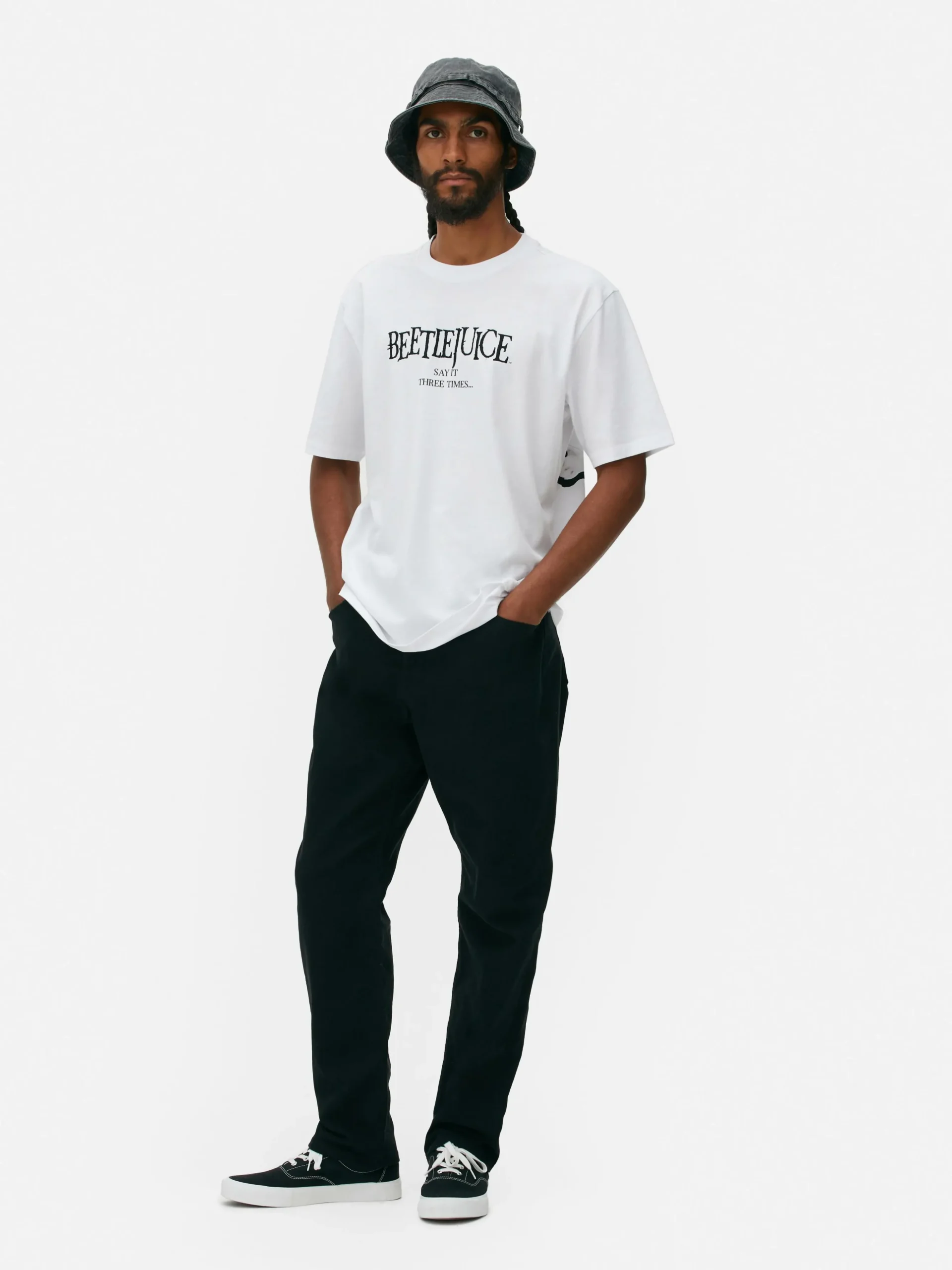 T-shirt Motivo Repetido Beetlejuice