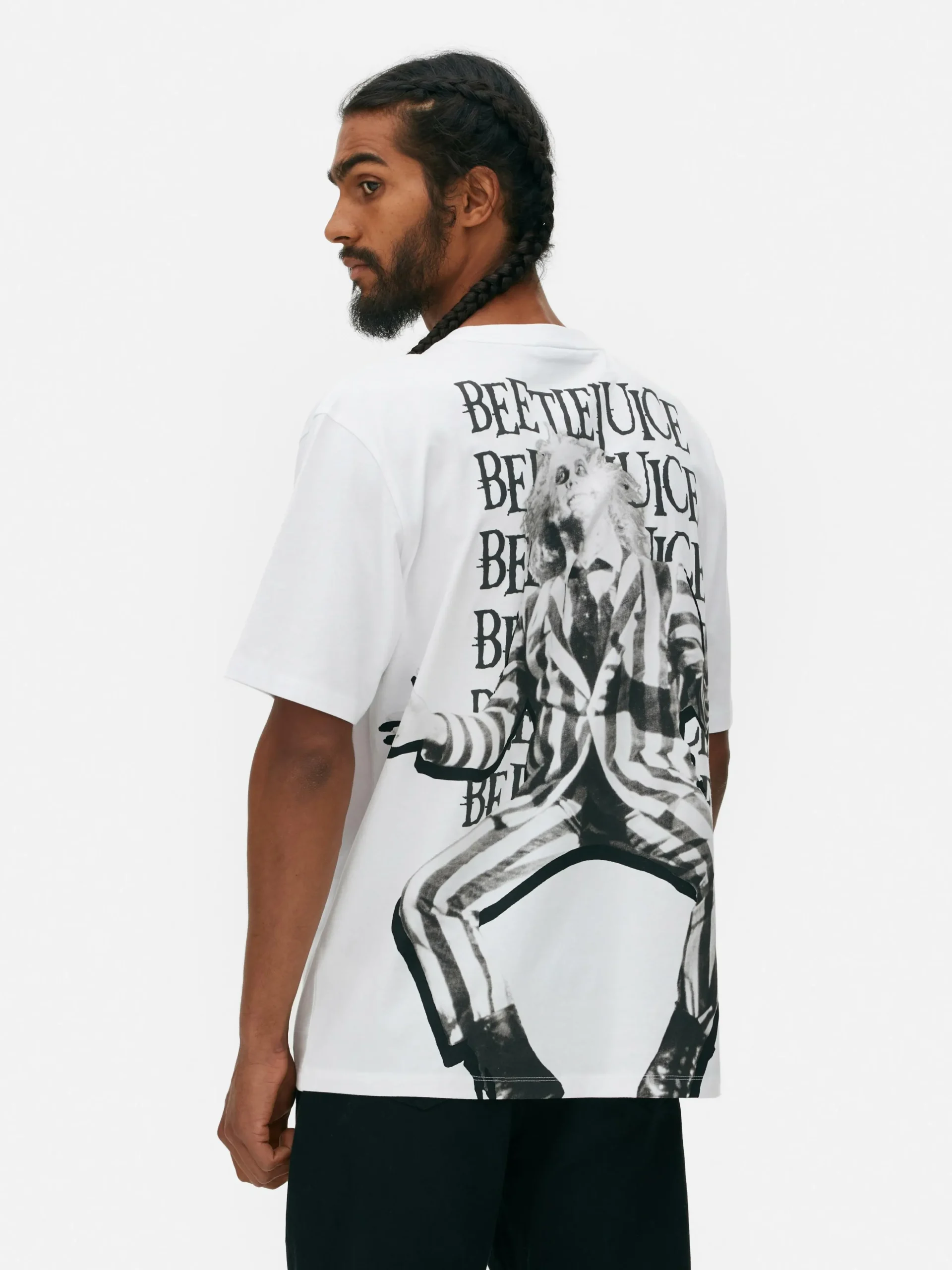 T-shirt Motivo Repetido Beetlejuice