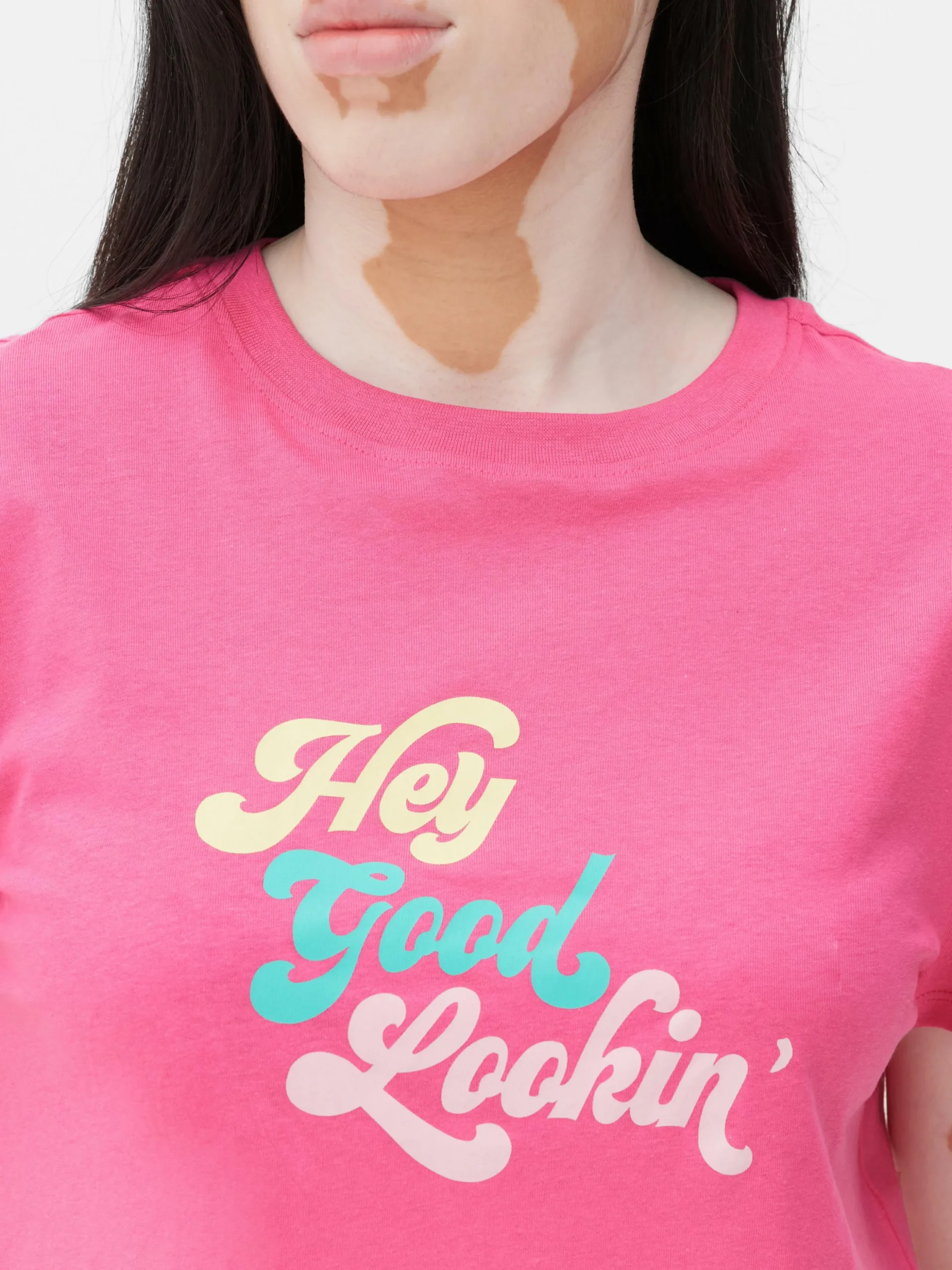 T-shirt Slogan Estampado